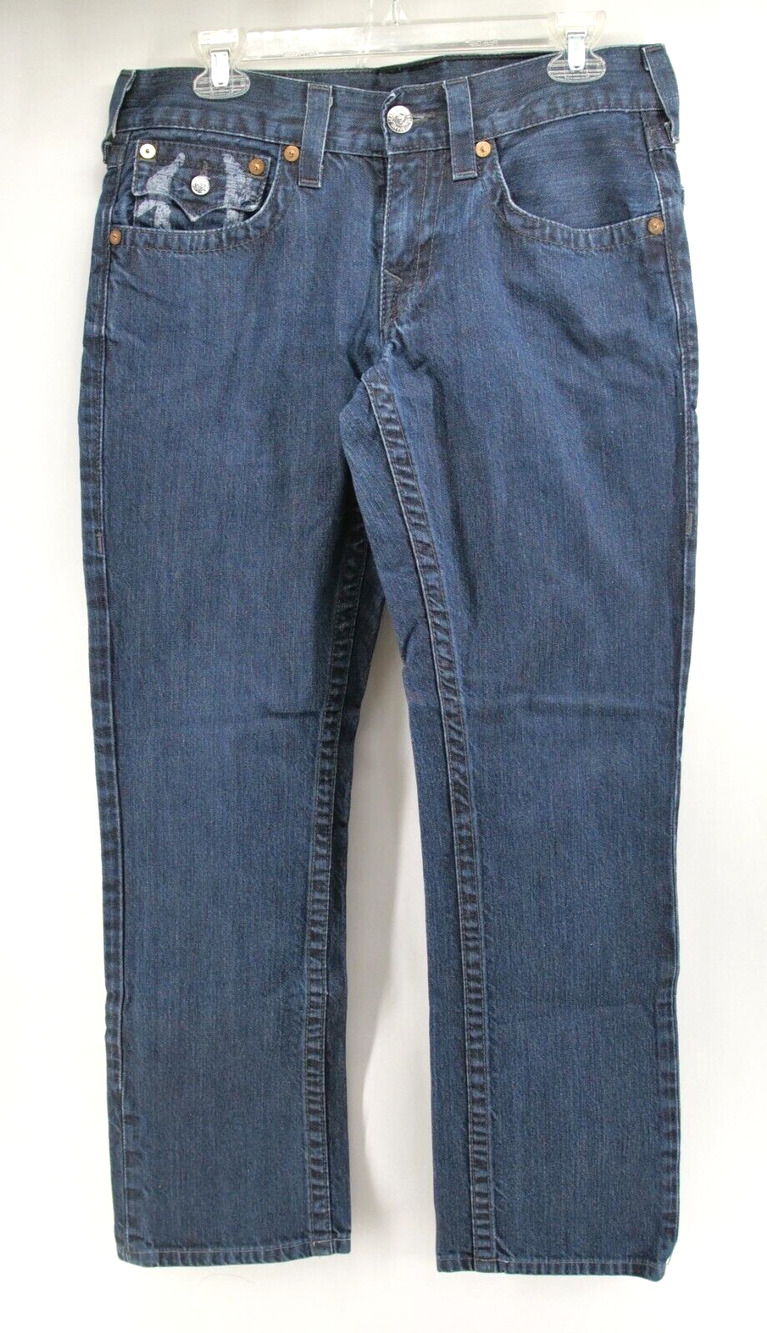True Religion Men's Jeans Section Straight Size 30 Measurement 32x31